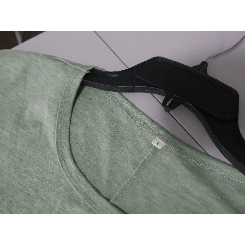 Women's Smocked Flounce Sleeve Round Neck Top #2053-D5 - Picture 7 of 8